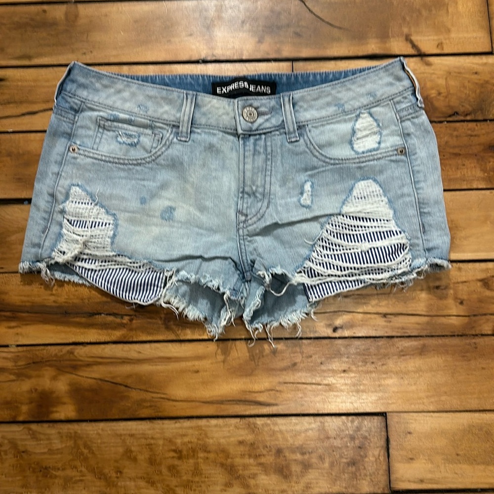Express Jean shorts with pocket detail